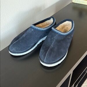 UGG Navy Suede Men's Slip-Ons